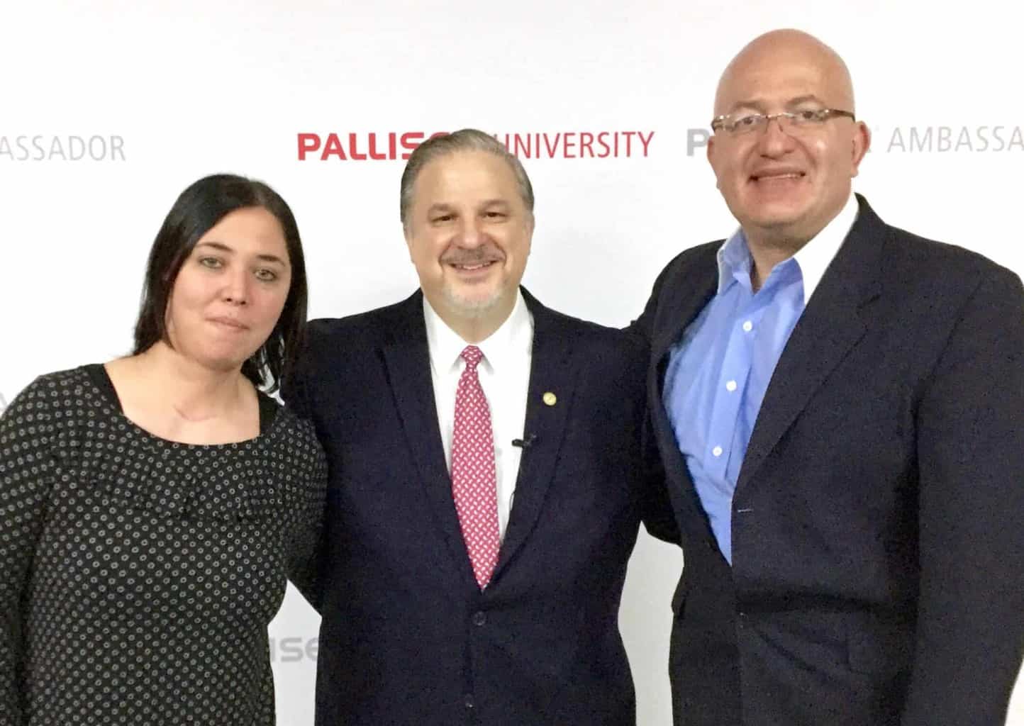 Photo was taken at Palliser University in Saltillo, Mexico. Jose Fonseca and Ana Elsner were interpreting for the audience as Richard Tyler, Best Selling Author and the world's top sales and management expert taught his "Seven Steps To Achieving Extraordinary Success In Sales". 